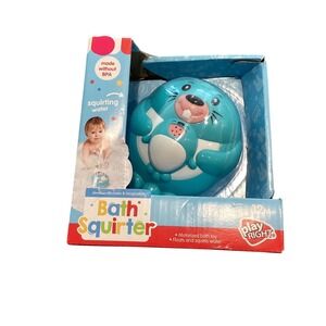 Play Right Bath Squirter Motorized Walrus Water Toy Blue BPA Free Toddler 12M+